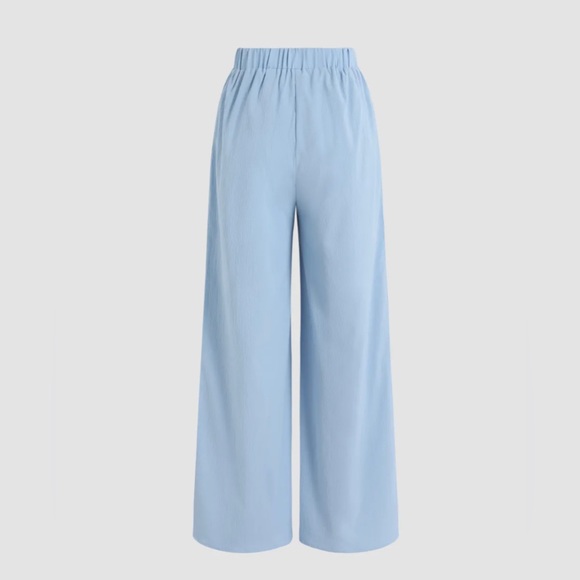 Cider Solid Wide Leg Trousers - Picture 2 of 5